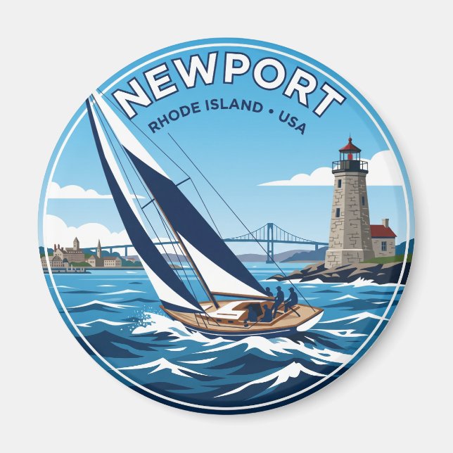 Íman Newport Rhode Island (Frente)