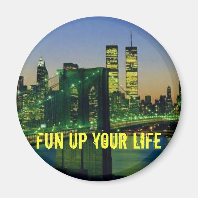 Íman newyork, fun up your life (Frente)