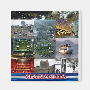 Íman NI - Nicarágua - Manágua - Colagem Mosaica