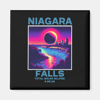 Íman Niagara Cai Total Eclipse Solar 2024 80s Novo Yor