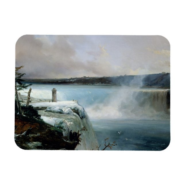 Íman Niagara Falls, c.1837-40 (óleo na canvas) (Horizontal)