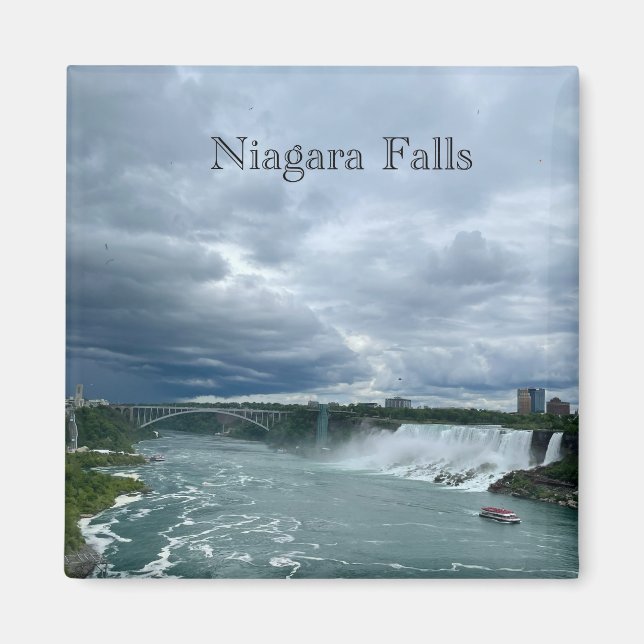 Íman Niagara Falls Souvenir Magnet (Frente)