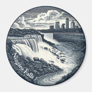 Íman Niagara Falls Vintage Magnet