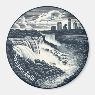 Íman Niagara Falls Vintage Magnet
