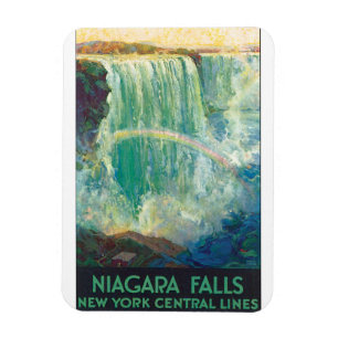 Íman Niagra cai trabalhos de arte do poster das viagens