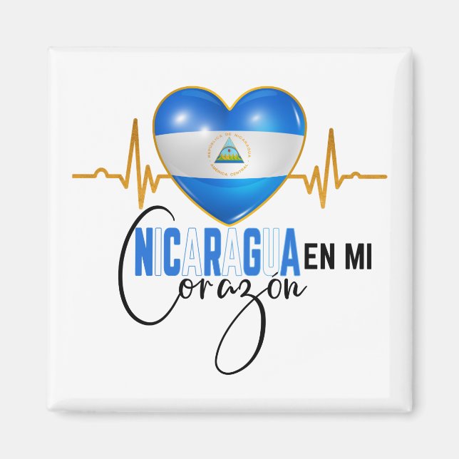 Íman Nicarágua En mi Corazon Pride Nicarágua (Frente)