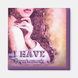 Íman NiCK DAViD - Requisitos para o Magnet do Refrigera