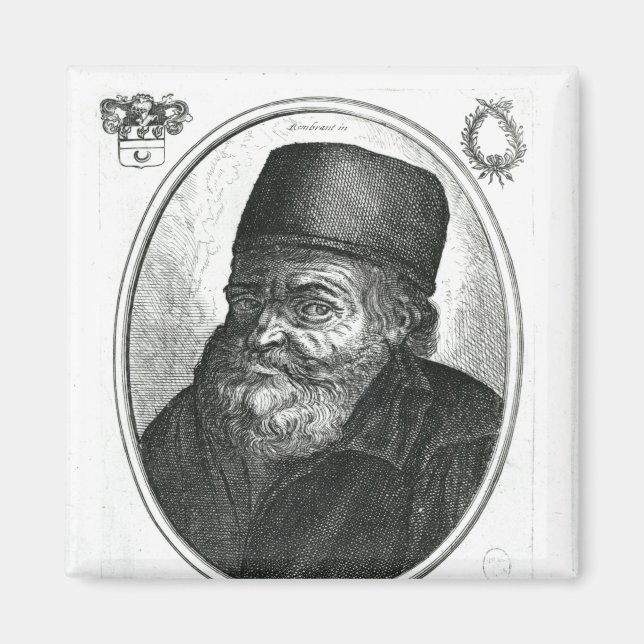Íman Nicolas Flamel gravado pelo Moncornet Balthazar (Frente)