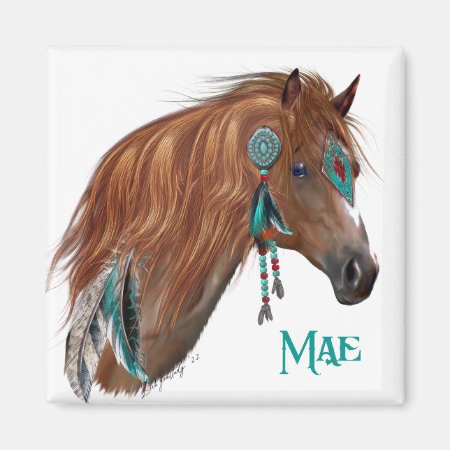 Íman Nicole Personalizada - Mae 2a (Frente)