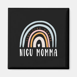 Íman Nicu Momma Retro Boho Arco-Íris Colorido Nicu Mãe