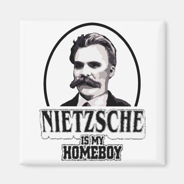 Íman Nietzsche É Meu Ficar em casa (Frente)