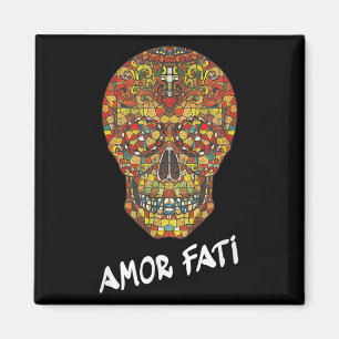 Íman Nietzsche Stoic Cita Filósofo Sugar Skull Amor