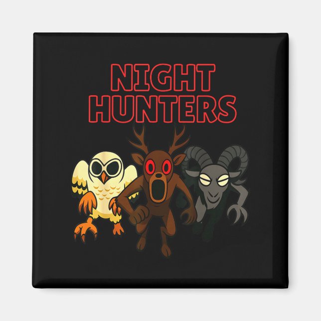 Íman Night Hunters. 3 Animals In The Forest. Cool Gamer (Frente)