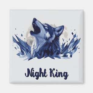 Íman Night King - Howling Wolf com Lua