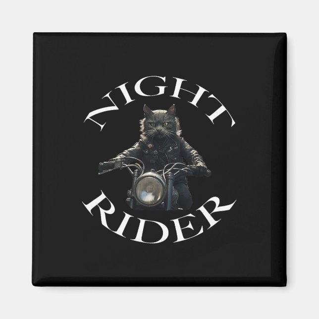 Íman Night Rider Bad Cat (Frente)
