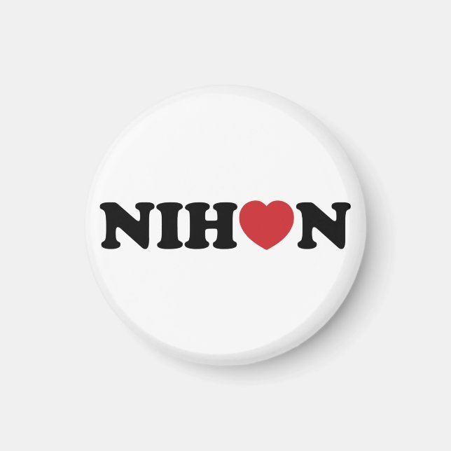 Íman Nihon Love Heart (Frente)