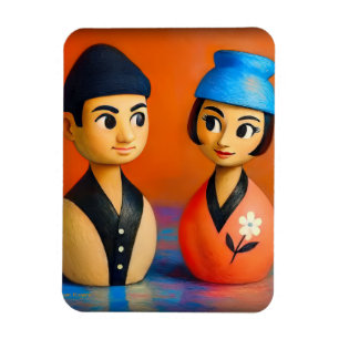 ÍMAN NIKO E HANA FOTO MAGNET.
