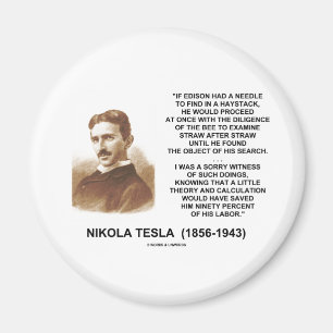 Íman Nikola Tesla Edison Agulha Haystack Theory Cote