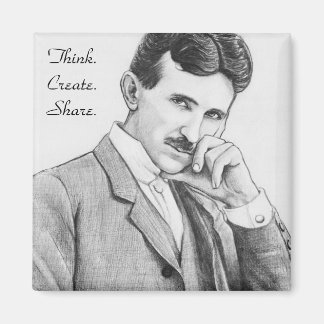 Íman Nikola Tesla Magnet Humanitária