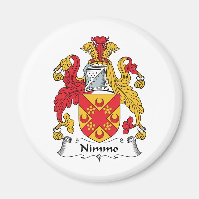 Íman Nimmo Family Crest (Frente)