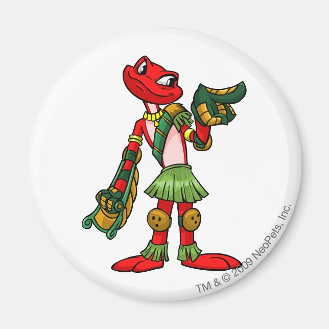 Íman Nimmo Mystery Island Player (Frente)