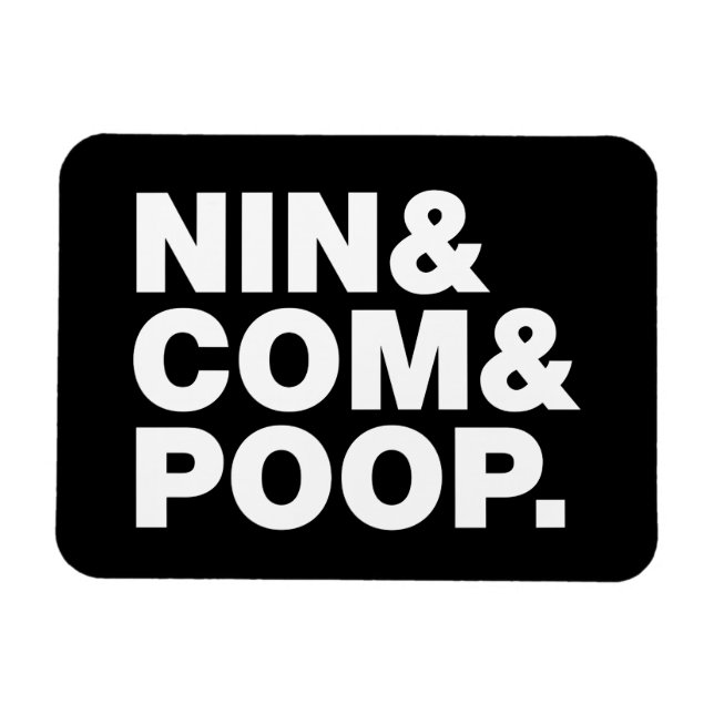 ÍMAN  NIN & COM & POOP. (Horizontal)