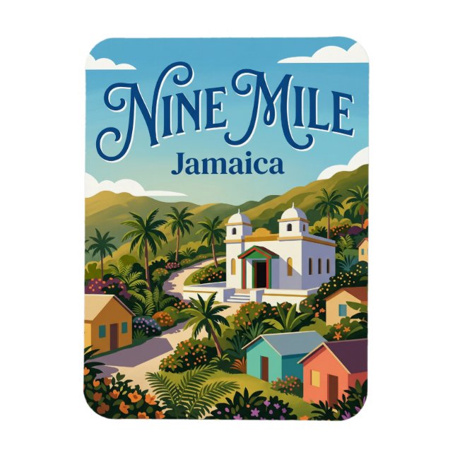 Íman Nine Mile Jamaica (Vertical)