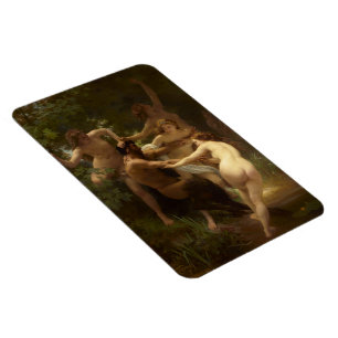 Íman Ninfas e Satyr por William-Adolphe Bouguereau