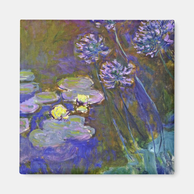 Íman Ninféias e Agapanthus de Claude Monet (Frente)
