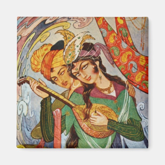 Íman Ninfoma Persa Miniatura com setar (Frente)