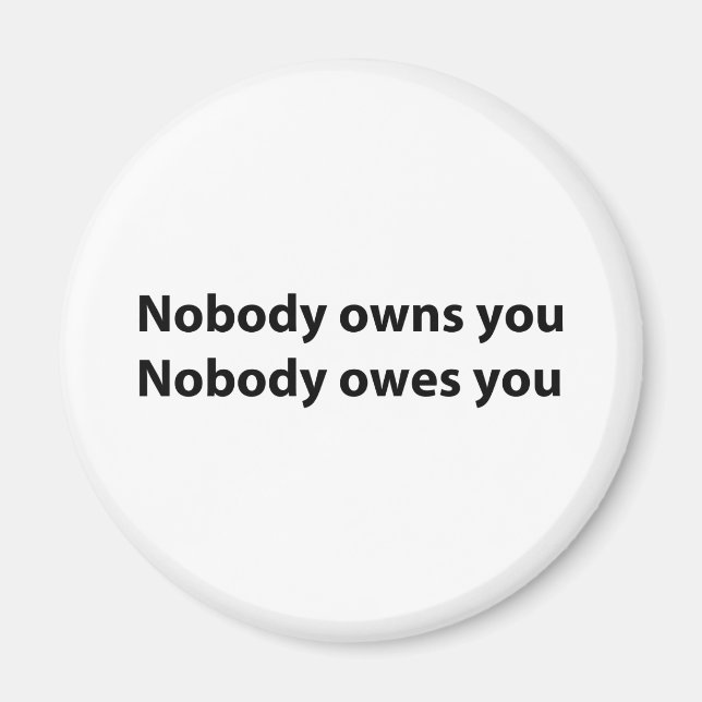 Íman Ninguém é dono de você (Frente)