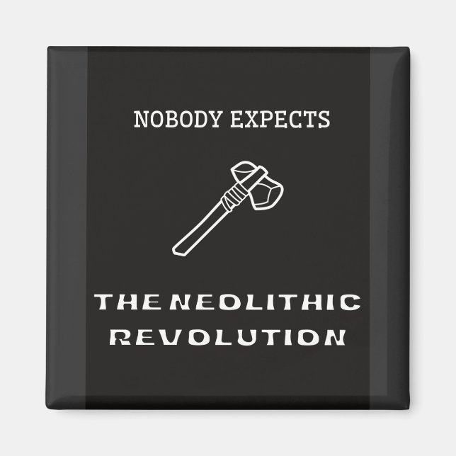 Íman Ninguém espera a revolução neolítica (Frente)