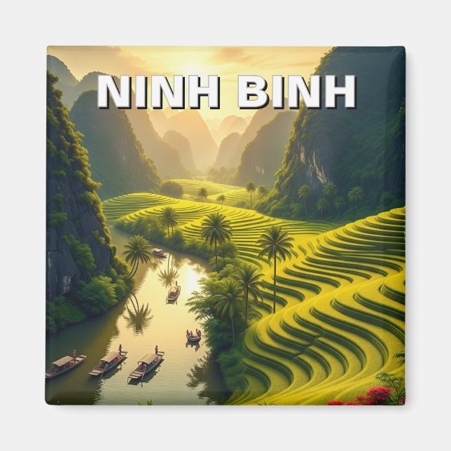 Íman Ninh Binh Vietnam Viagem (Frente)
