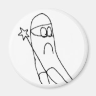 Íman Ninja branco faz uma boa ação