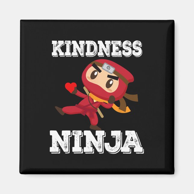 Íman Ninja da Bondade Contra o Bullying Escola Professo (Frente)