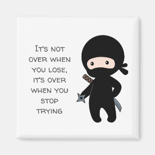 Íman Ninja minúsculo que guardara citações de jogo d