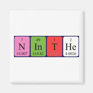 Íman Ninte o ímã de mesa periódica