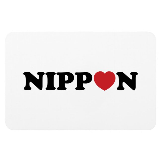 Íman Nippon Love Heart (Horizontal)