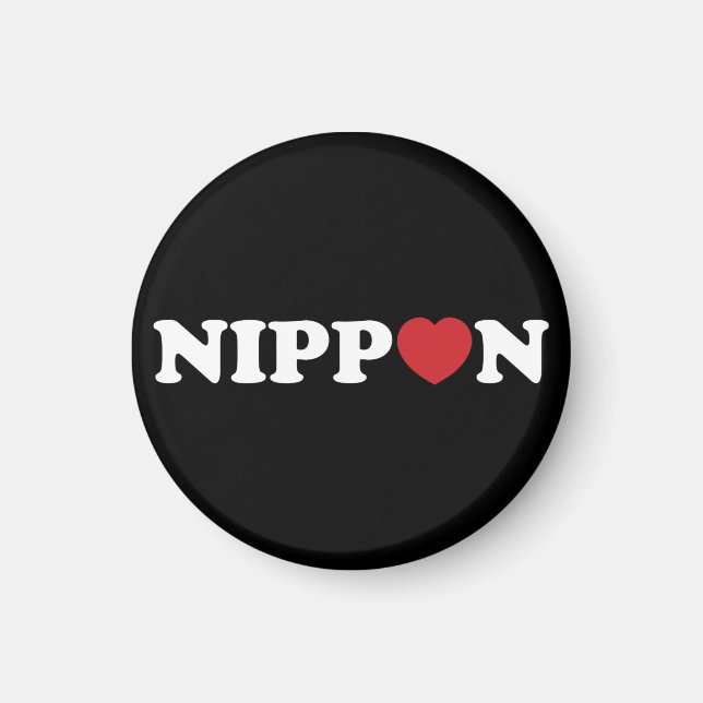 Íman Nippon Love Heart (Frente)