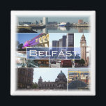 Íman NIR008 BELFAST, Irlanda do Norte, frigorífico<br><div class="desc">Aqui você encontrará a lembrança de suas férias. Esta categoria contém imãs de geladeira de muitos locais no Norte Ireland Belfast. Amplie amigos e parentes com as lembranças únicas de sua viagem de excelente! Tente!</div>