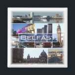 Íman NIR008 BELFAST, Irlanda do Norte, frigorífico<br><div class="desc">Aqui você encontrará a lembrança de suas férias. Esta categoria contém imãs de geladeira de muitos locais no Norte Ireland Belfast. Amplie amigos e parentes com as lembranças únicas de sua viagem de excelente! Tente!</div>