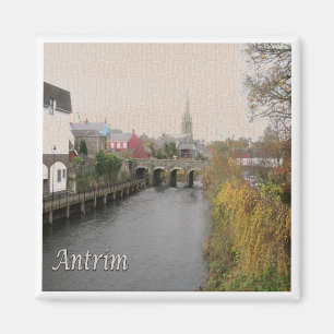 Íman NIR019 ANTRIM, Irlanda do Norte, frigorífico
