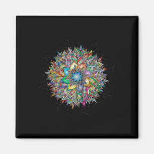 Íman Nirvana Mandala Geometria Arte Fractal Sagrado Yog