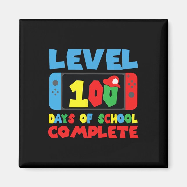 Íman Nível 100 Dias De Escola Jogos De Vídeo Completos  (Frente)