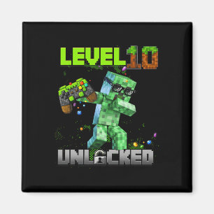 Íman Nível 10 desbloqueado - Birthday Boy Pixel Gamer 1