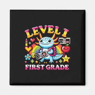 Íman Nível 1 Primeiro Ano Gamer Axolote Video Game Ck P