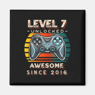 Íman Nível 7 Desbloqueado Jogo Sete 7º Aniversário 7 An