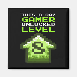 Íman Nível 8 Desbloqueado Aniversário Jogo de Vídeo de 