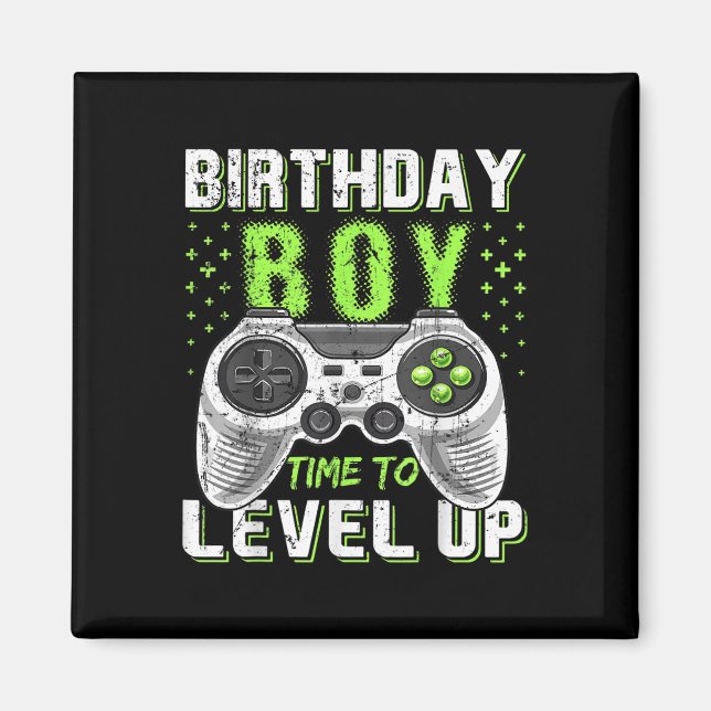 Íman Nível de clique Aniversário Jogo Jovens Jovens Men (Frente)