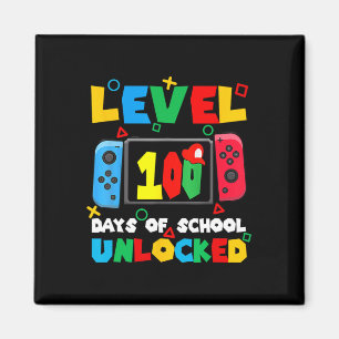 Íman Nível De Controlador De Jogo 100 Dias De Escola De